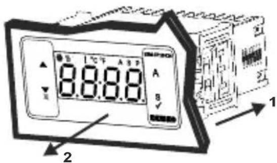Emko ESM-3712-HCN - Removing from the Panel - 1