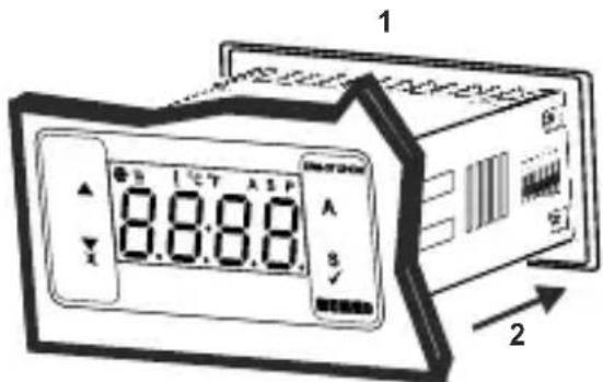 Emko ESM-3712-HCN - Montaje del panel - 1