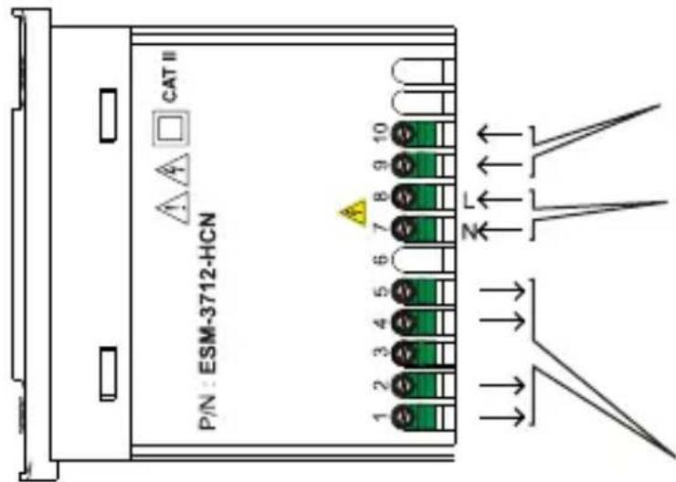 Emko ESM-3712-HCN - Elektrischer Schaltplan - 1