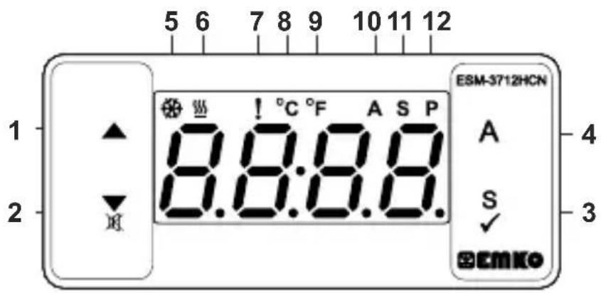 Emko ESM-3712-HCN - Device Label and Connection Diagram - 3