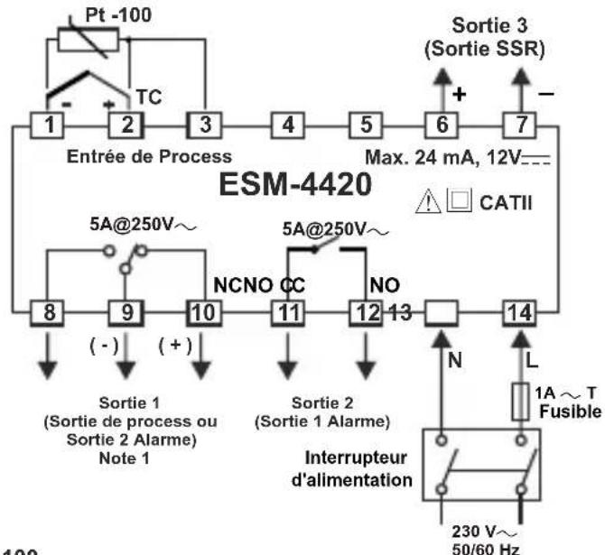Emko ESM-9920 - Découpe de panneau: - 1