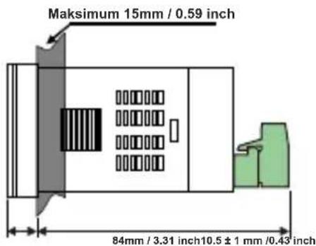 Emko ESM-9920 - Panel CutOut : - 4