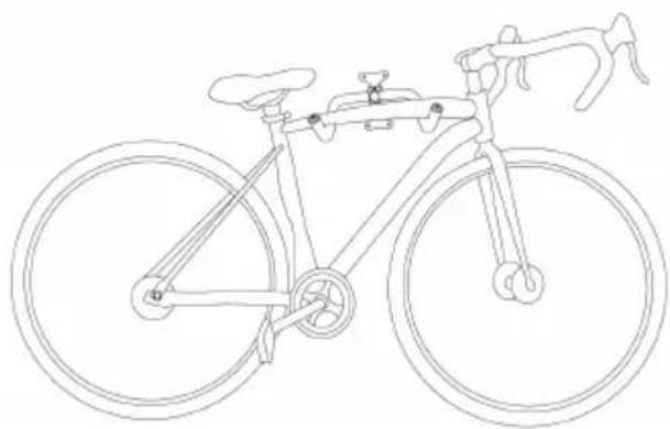 Eufab 16422 - FOLDING THE BICYCLE WALL MOUNT - 3