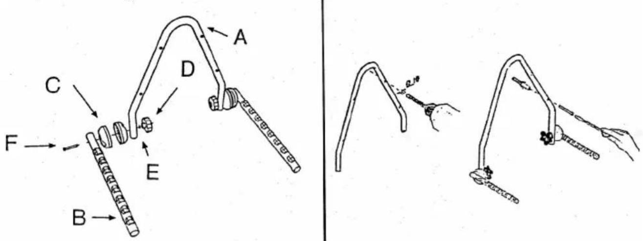 Eufab 16404 - La capacité de charge maximale de la fixation s'éleve à 45 kilos. - 1
