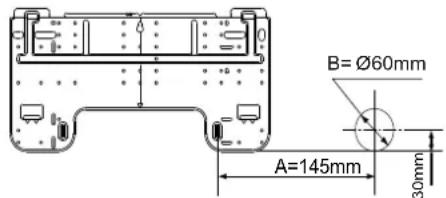 HAIER AS09GS1ERA - Al fijar por primera vez la placa de montaje - 1