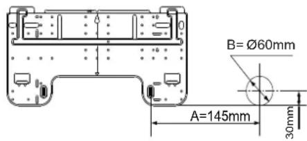 HAIER AS09GS1ERA - Lorsque la plate de montage est fixée en premier - 1
