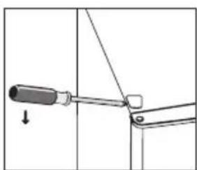 PROLINE UFZ161NFWH - INVERSION DE LA PORTE - 3