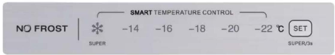 PROLINE UFZ161NFWH - Réglage de température - 1