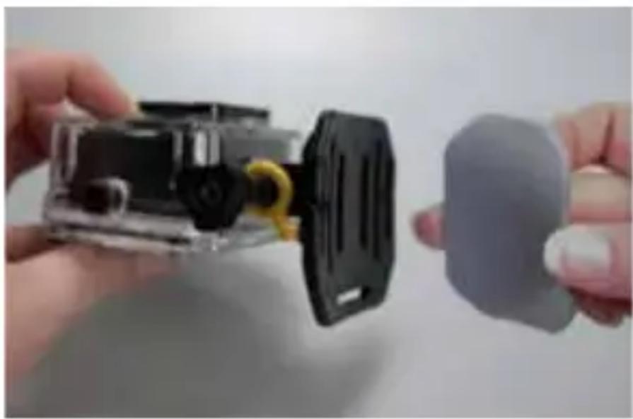 Guardo Action Cam 4 - MOUNT VOOR EEN GEBOGEN OPPERVLAK - 1