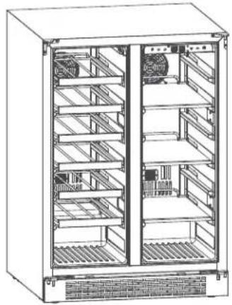 Zephyr BWB24C32AG - Removing the Wire or Glass Shelf - 1