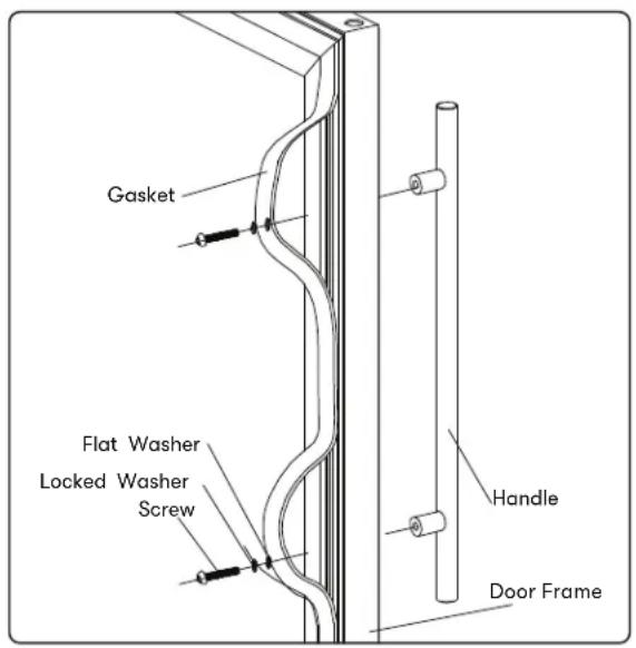 Zephyr BWB24C32AG - Installing the Handle - 1