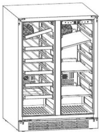 Zephyr BWB24C32AG - Removing the Wire or Glass Shelf - 2