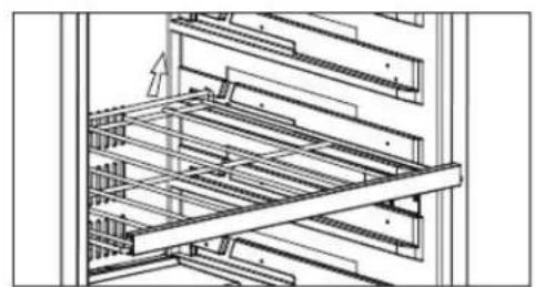 Zephyr BBV24C01AG - Removing the Wire or Glass Shelf - 2