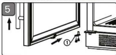 Zephyr BWN24C02AG - Reversing the Door Swing of Your Appliance - 5