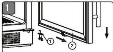 Zephyr BWN24C02AG - Reversing the Door Swing of Your Appliance - 1