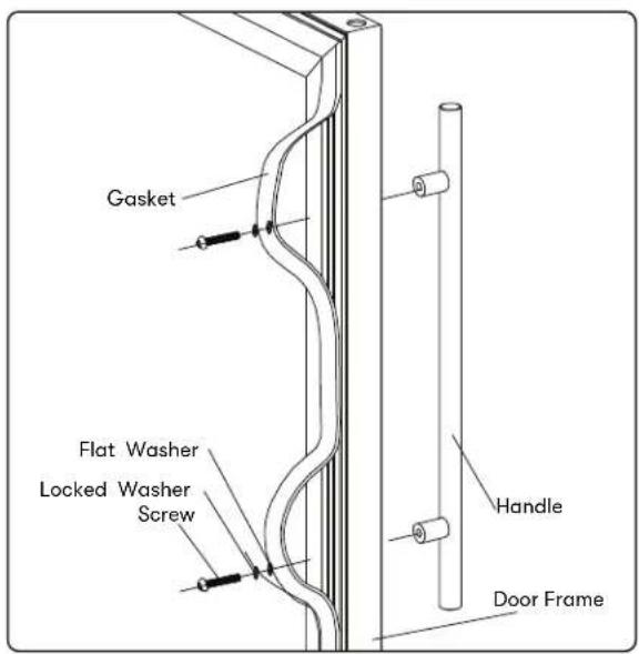Zephyr BWN24C02AG - Installing the Handle - 1