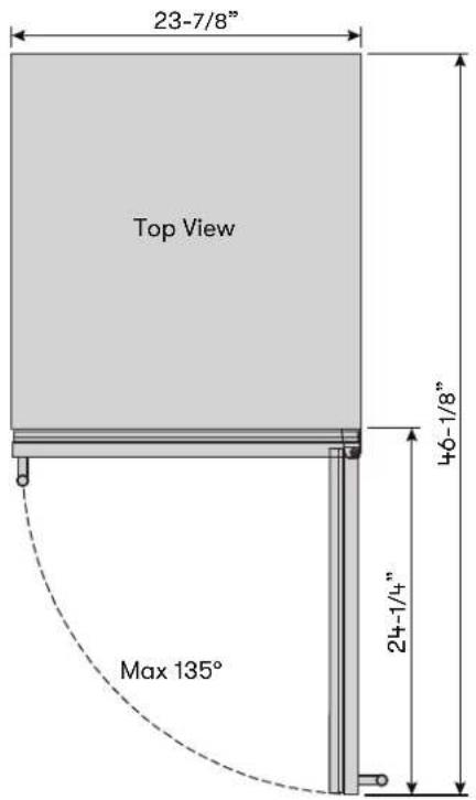 Zephyr BWN24C02AG - Dimensions - 1