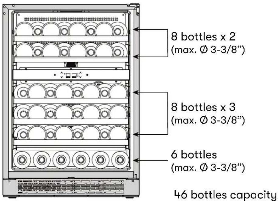 Zephyr BWN24C02AG - Internal Storage - 1