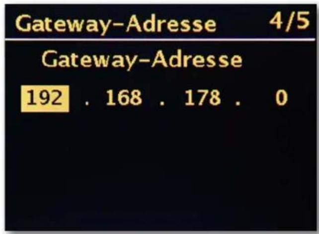 Telestar DABMAN i300 CD - Cf. « Adresses IP fixes » - 4