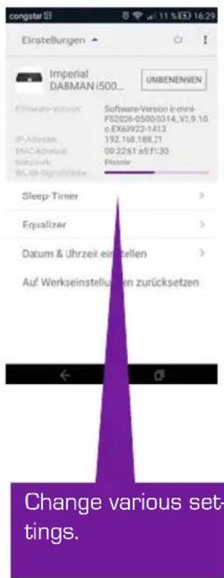 Telestar DABMAN i300 CD - USING THE APP UNDOK - 2