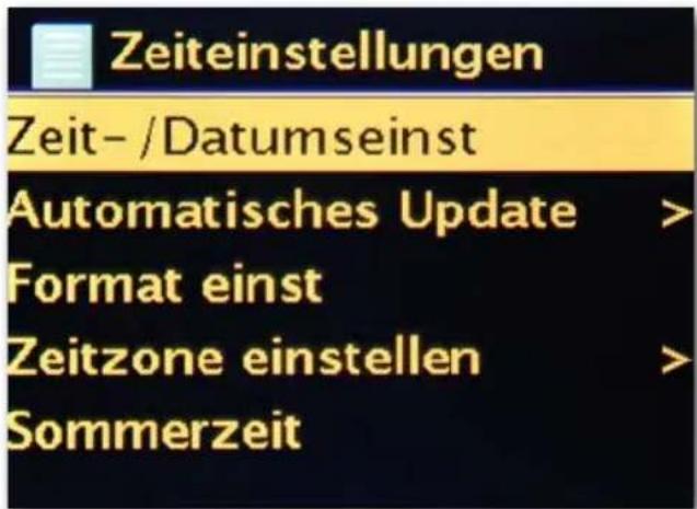 Telestar DABMAN i300 CD - Tijd -/datumsinst - 1