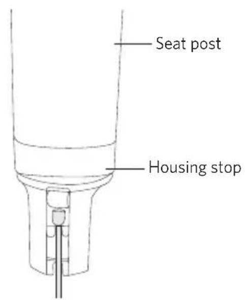 Seat post Housing stop