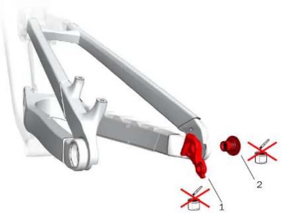 TREK Quadro Session AL - Derailleur hanger - 1