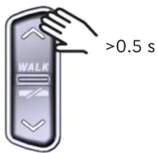 WALK >0.5 s