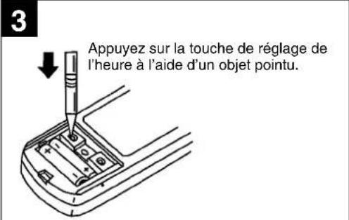 EINHELL SKA 5000 C+H - Préparation de la mise en service de la télécommande et paramétrage de l'heure actuelle - 3