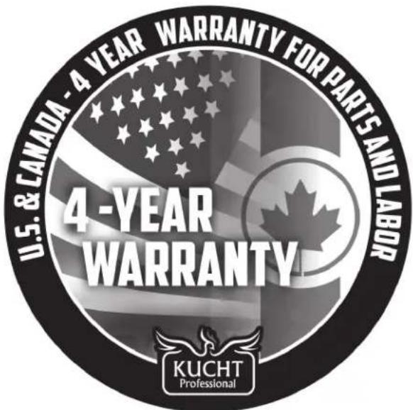 Kucht KMD24S - WARRANTY AND PRODUCT REGISTRATION - 1