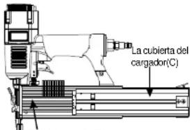 La cubierta del cargador(C) Cubierta del cargador(D)