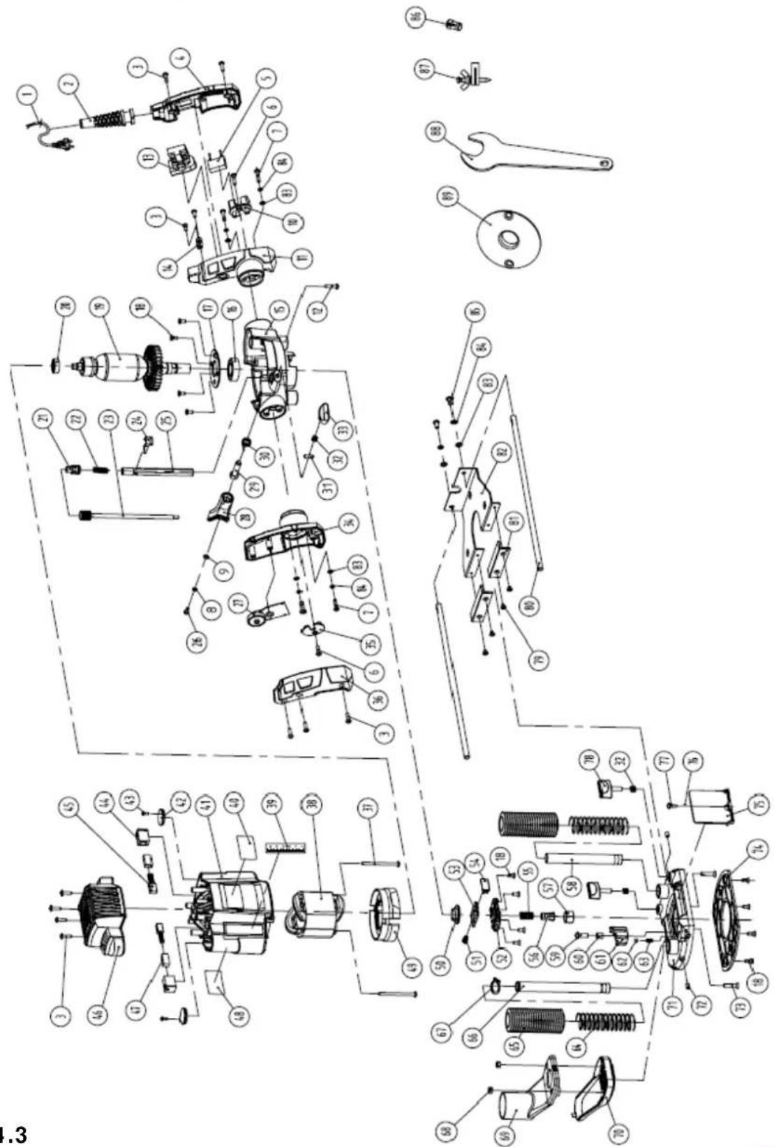 Holzmann OBF 1200 - Explosionszeichnungen und Stücklisten / Vue explosée et listes des pieces détachées - 1