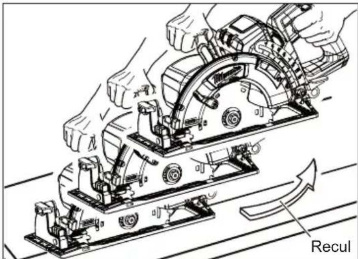 MILWAUKEE M18 Fuel 2830-21 - Causes de rebond et avertissements associés - 1