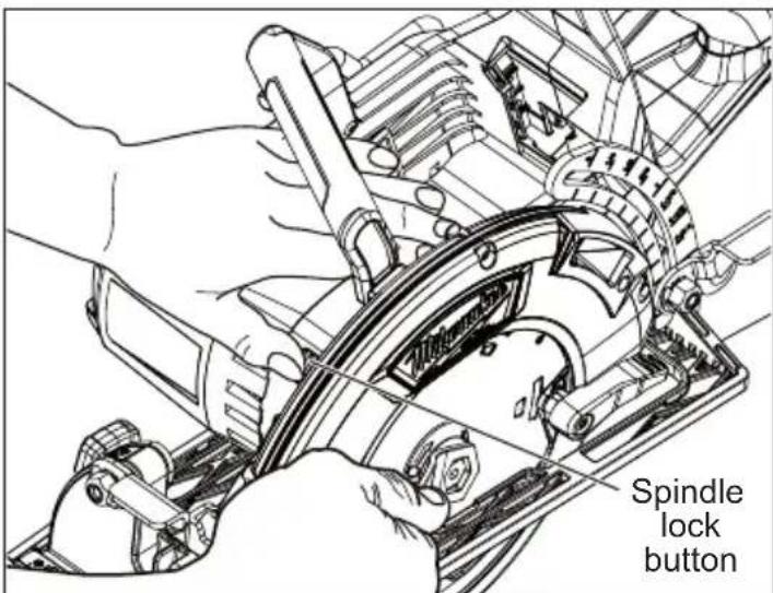 MILWAUKEE M18 Fuel 2830-21 - Installing Blade - 1