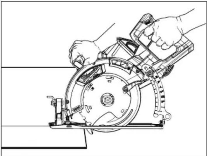 MILWAUKEE M18 Fuel 2830-21 - AWARNING Do not use tool for cutting metal near flammable material. Sparks may cause fire. - 1
