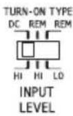 ALPINE S2-A60M - ① Commutateur du niveau d'entrée et du type d'allumage - 1