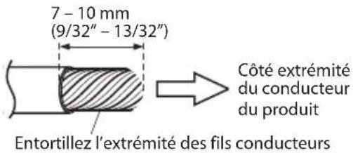 ALPINE S2-A55V - Précautions avec les connexions des fils conducteurs - 1