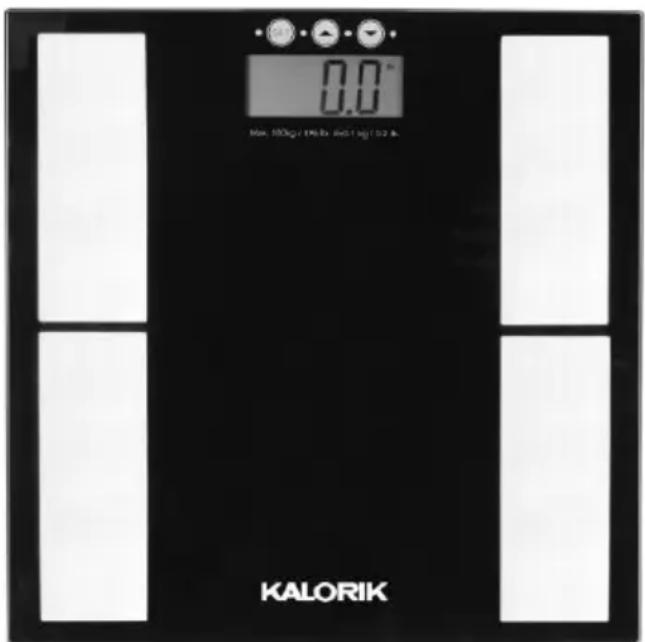 KALORIK EBS 40398 BK - BALANCE PERSONNELLE AVEC ANALYSEUR DE DONNEES CORPORELLES - 1