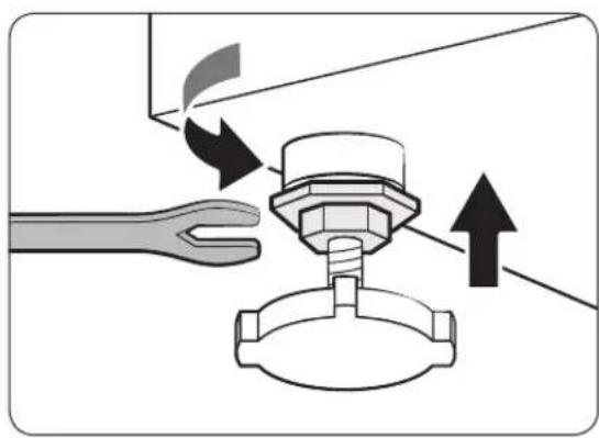 SAMSUNG WW25B6900AW - STEP 3 Adjust the levelling feet - 3