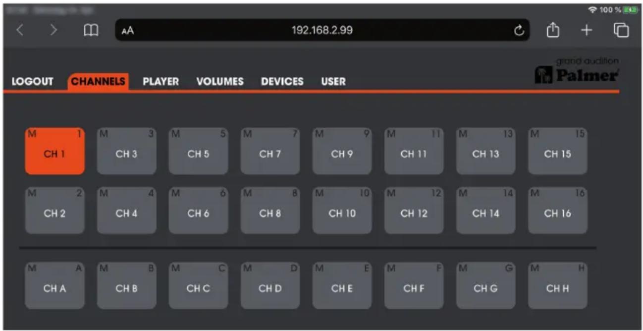 Palmer Grand Audition MKII - CHANNELS - 1