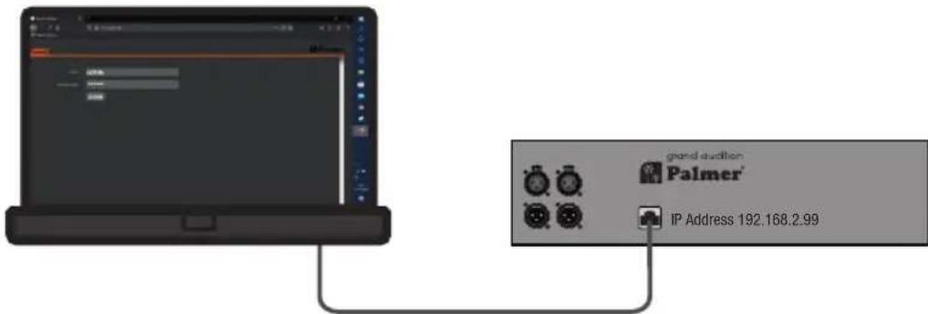 Palmer Grand Audition MKII - KABELGEBUNDENE VERBINDUNG VIA ETHERNET - 5