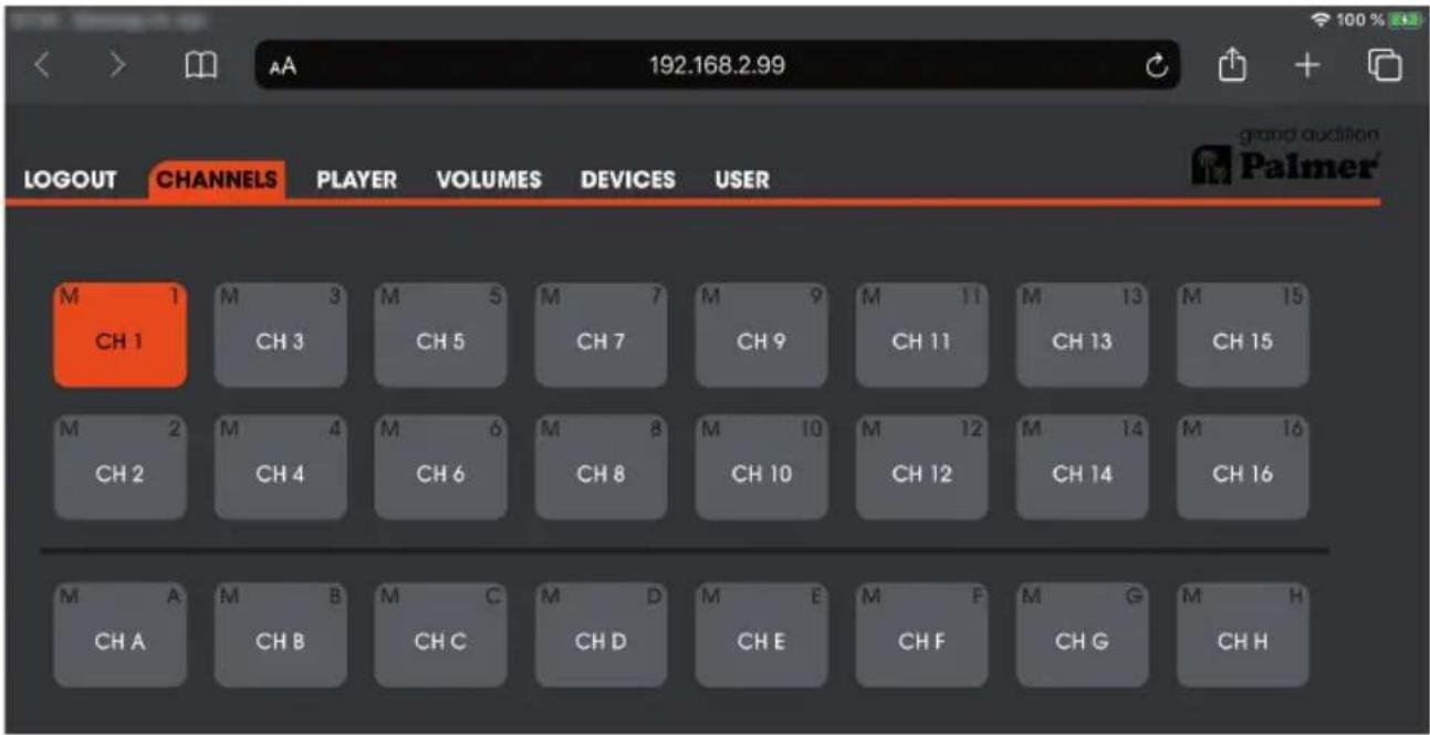 Palmer Grand Audition MKII - CHANNELS - 1