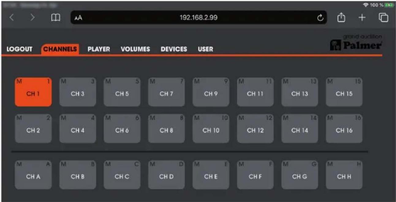 Palmer Grand Audition MKII - CHANNELS - 1