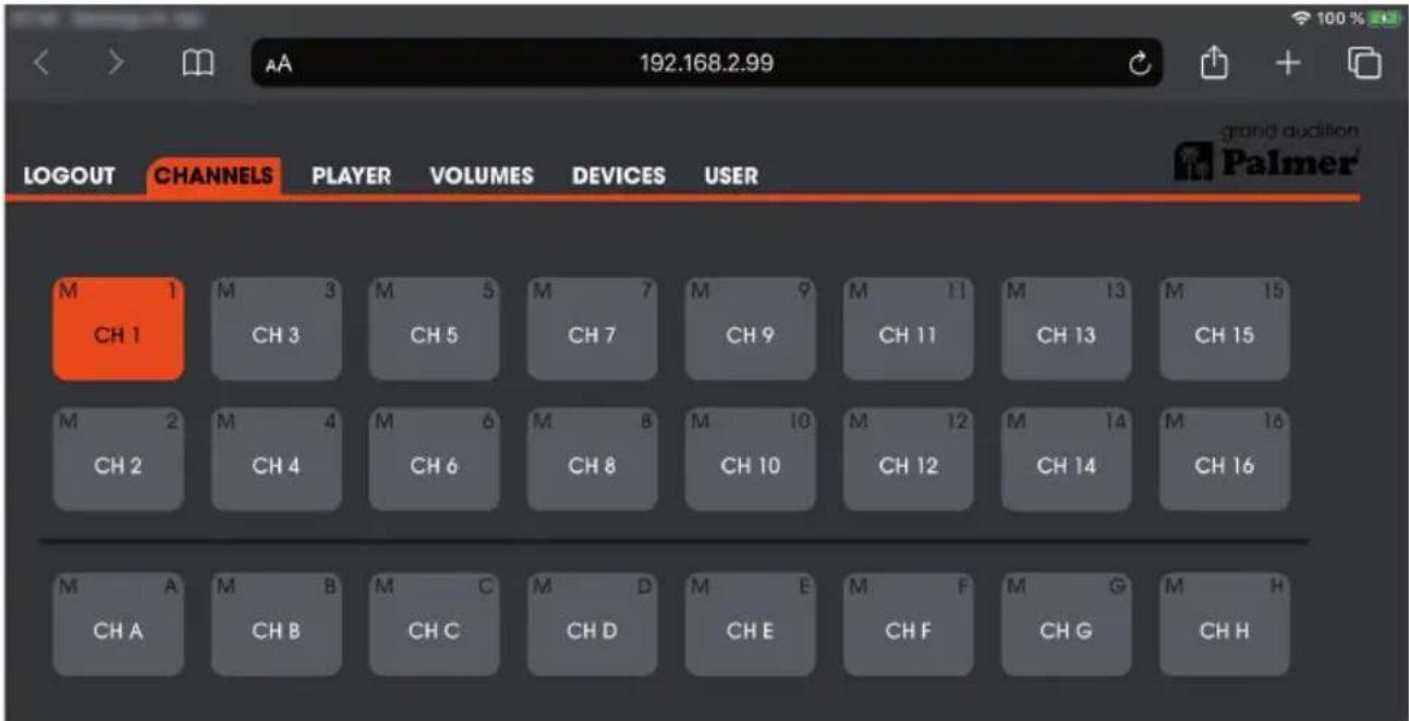 Palmer Grand Audition MKII - CHANNELS - 1