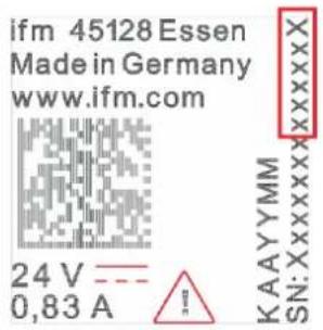 IFM EIO344 - Mot de passe Bluetooth - 1