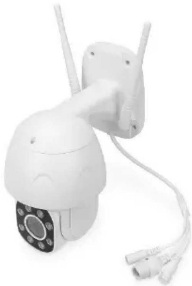 Digitus DN-18604 - Caméra extérieure Smart Full HD PTZ avec suivi automatique, double LED, WiFi + commande vocale - 1