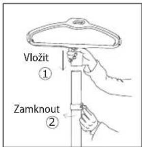 Vložit ① Zamknout ②