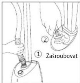 ① Zašroubovat ②