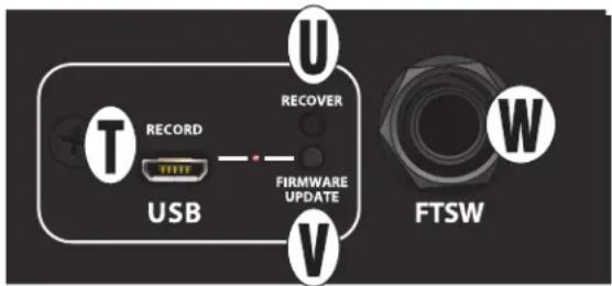 RECORD USB RECOVER FIRMWARE UPDATE U V FTSW W