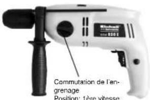 EINHELL Bavaria BSM 850 E - Interrupteur marche/arrêt: - 1